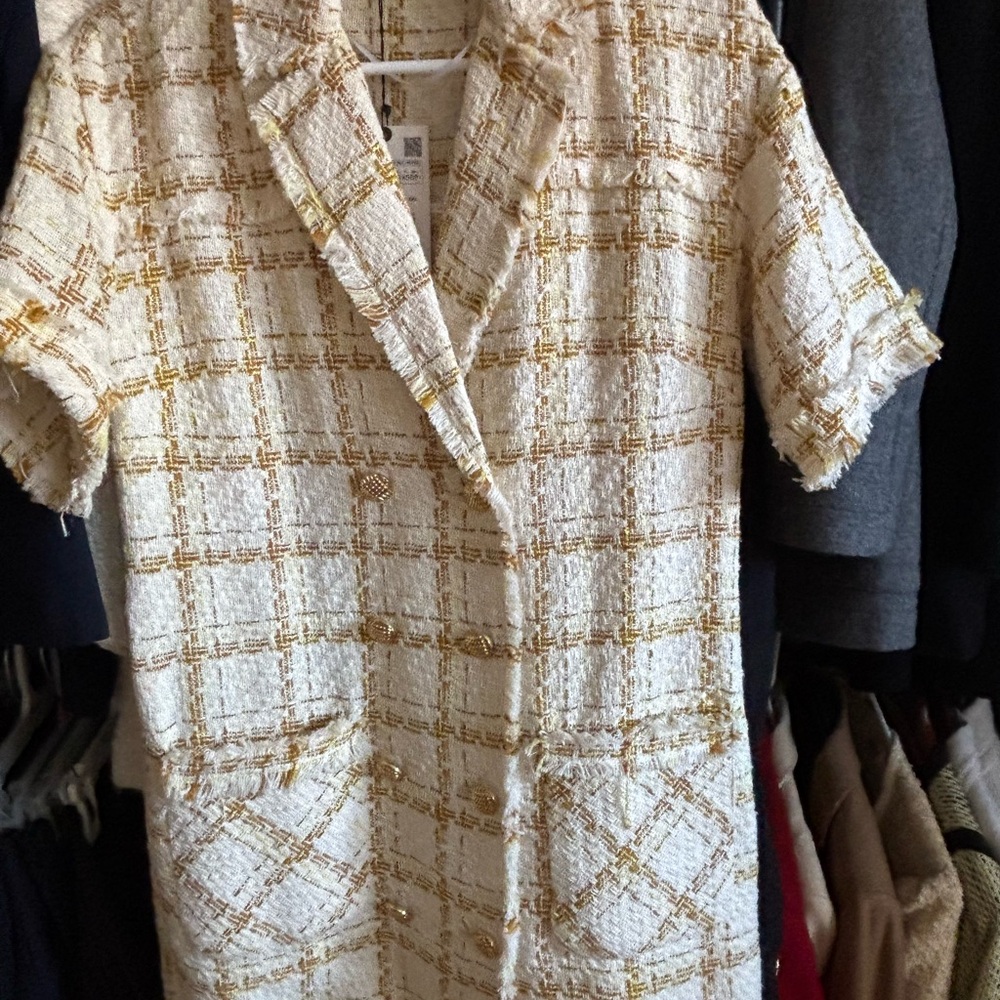 Zara Plaid Shirt dress